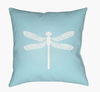 Dragonfly Accent Pillow, Decorative Pillow by Surya, 18" length x 18" width thumbnail