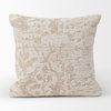 Khloe 20x20 Cream Square Pillow Cover, Decorative Pillow by Mercana, 20" length x 0.5" width x 20" height thumbnail 6