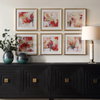 Fresh Start Red Abstract Prints Set/6, by Uttermost, 17" width x 17" height x 1.25" depth thumbnail 2