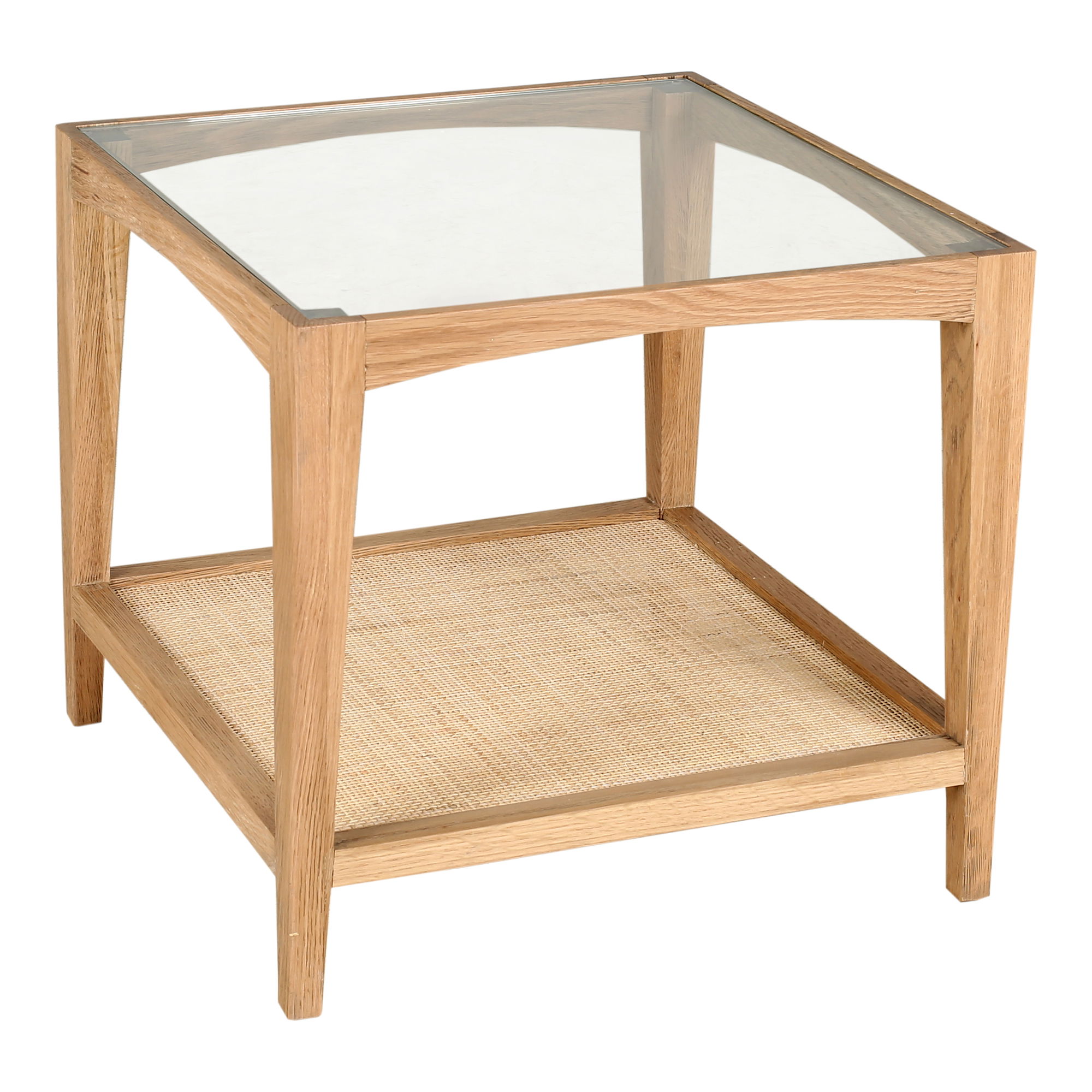 Harrington Side Table Natural, Side & End Table by Moe's Home, 22" width x 20" height x 22" depth View 2
