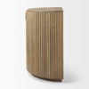Terra Fluted Light Brown Wood 2-Door Accent Cabinet thumbnail 4