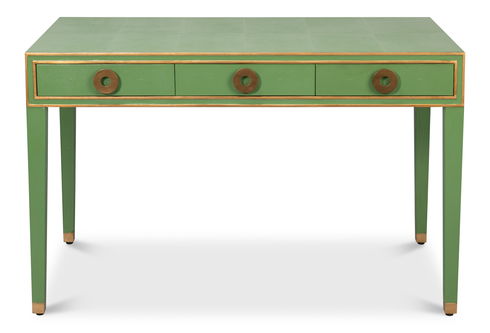 Gabriella Shagreen Desk/Table Watercress