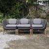 Inou Elements Modular Three-seater Sofa, Outdoor Furniture by Crescent Garden, 6'9.3" width x 2'2.4" height x 2'3.8" depth thumbnail 4