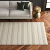 Lagom Handmade Solid Ivory Area Rug (5'X8') thumbnail 3