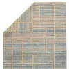 Zoya Flatweave Striped Area Rug in Brown/Blue thumbnail 6