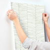 Cascade Palm Chevron Palm Wallpaper thumbnail 4