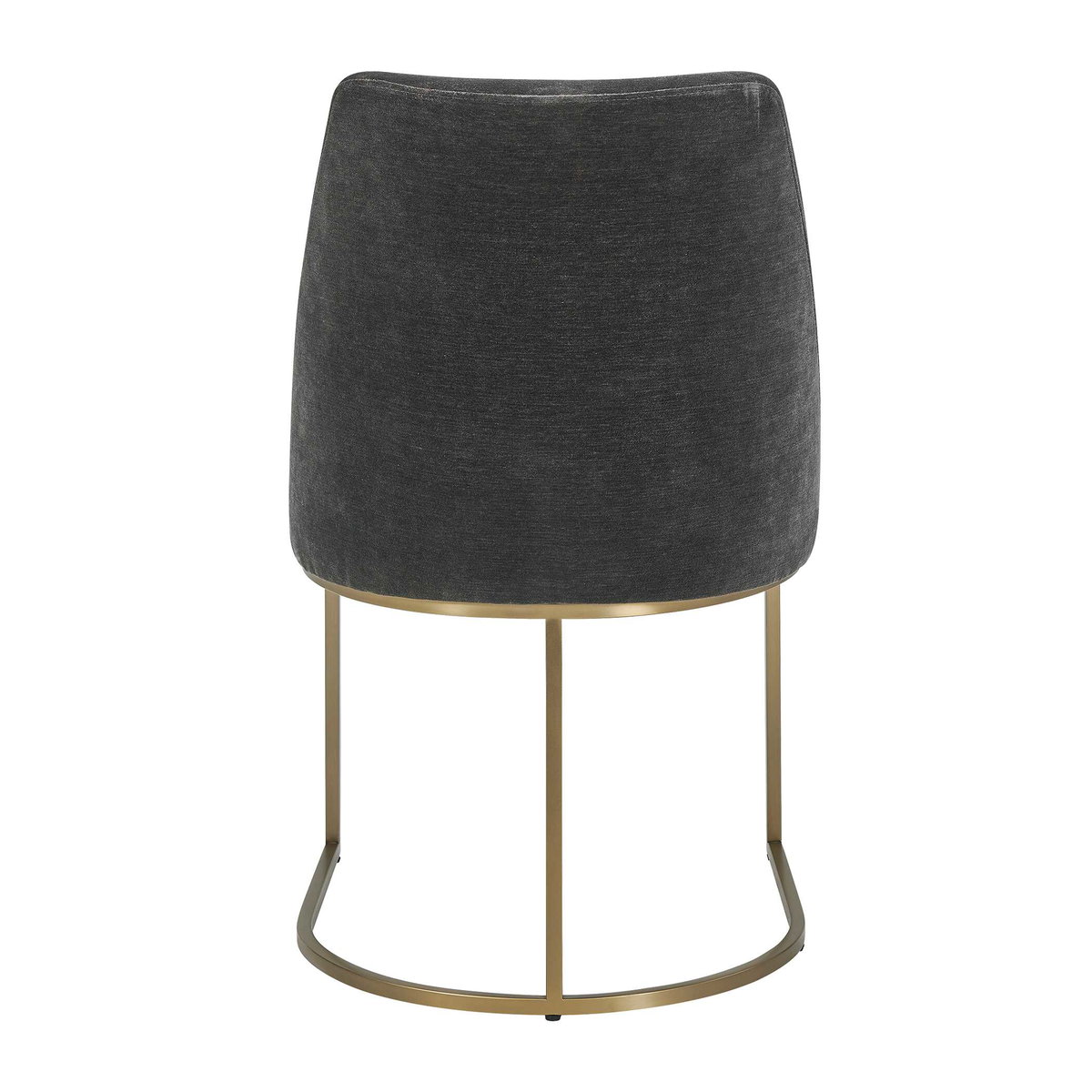 Hanni Gray Upholstered Dining Chair, by Uttermost, 20" width x 33.25" height x 24" depth View 6