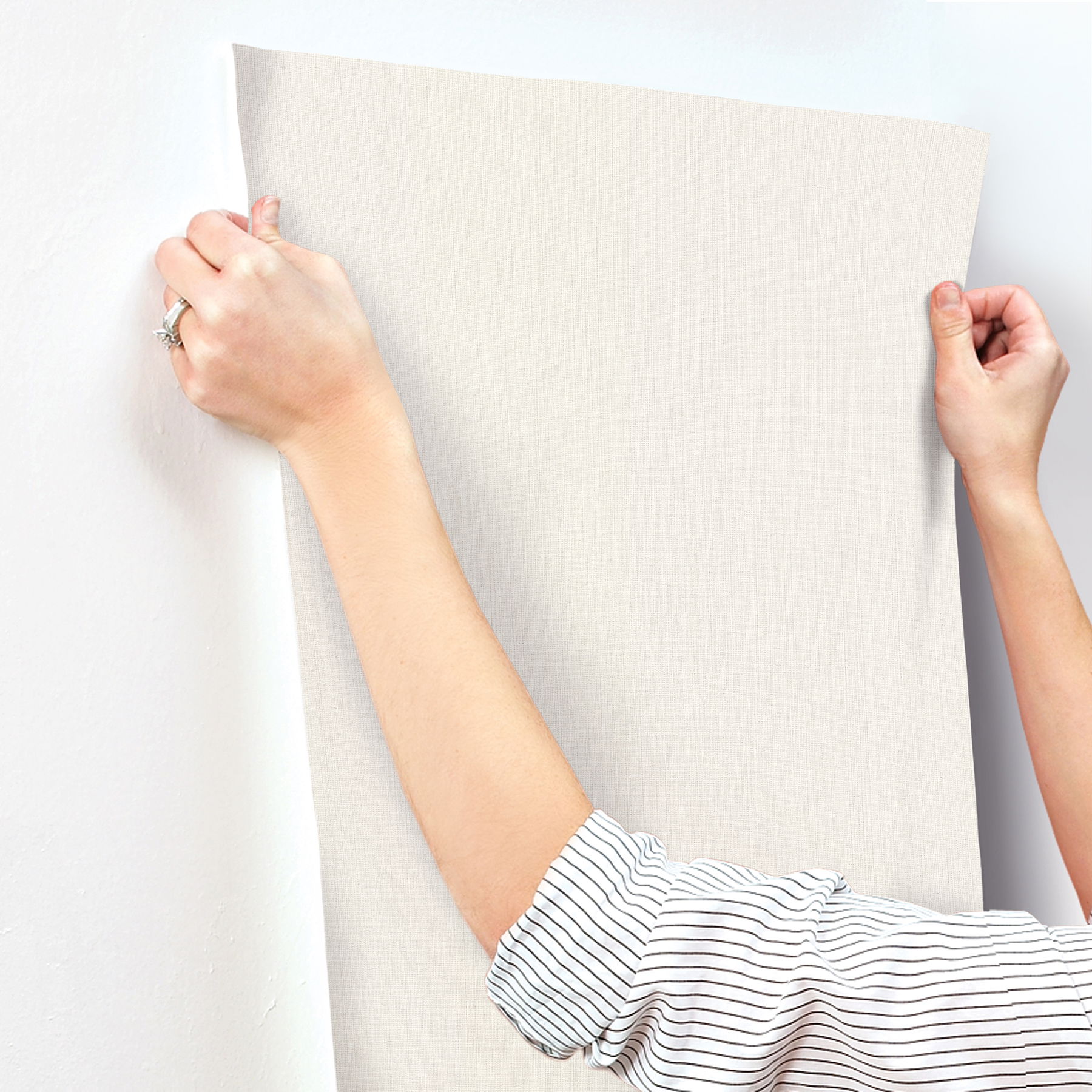 Paloma Texture Light Grey Wallpaper large image 
