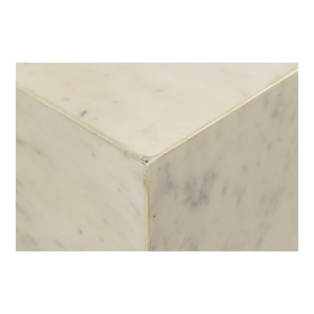 Nash Coffee Table White, by Moe's Home, 40" width x 12" height x 40" depth View 4