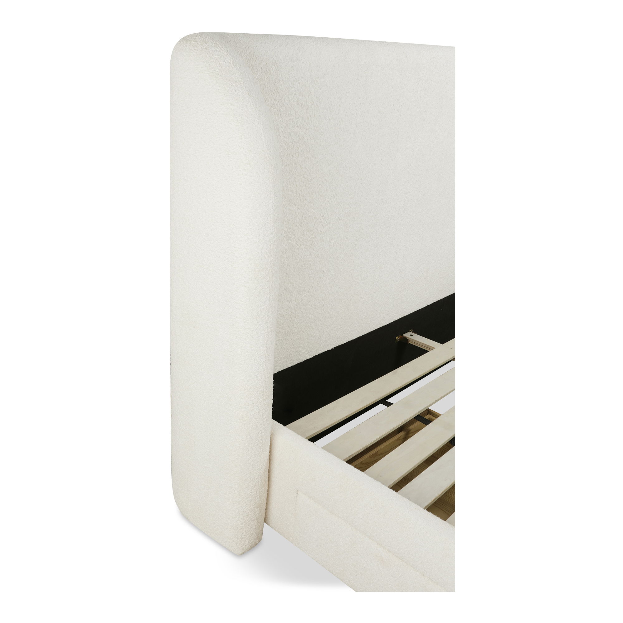 Sophia King Storage Bed Cream large image 