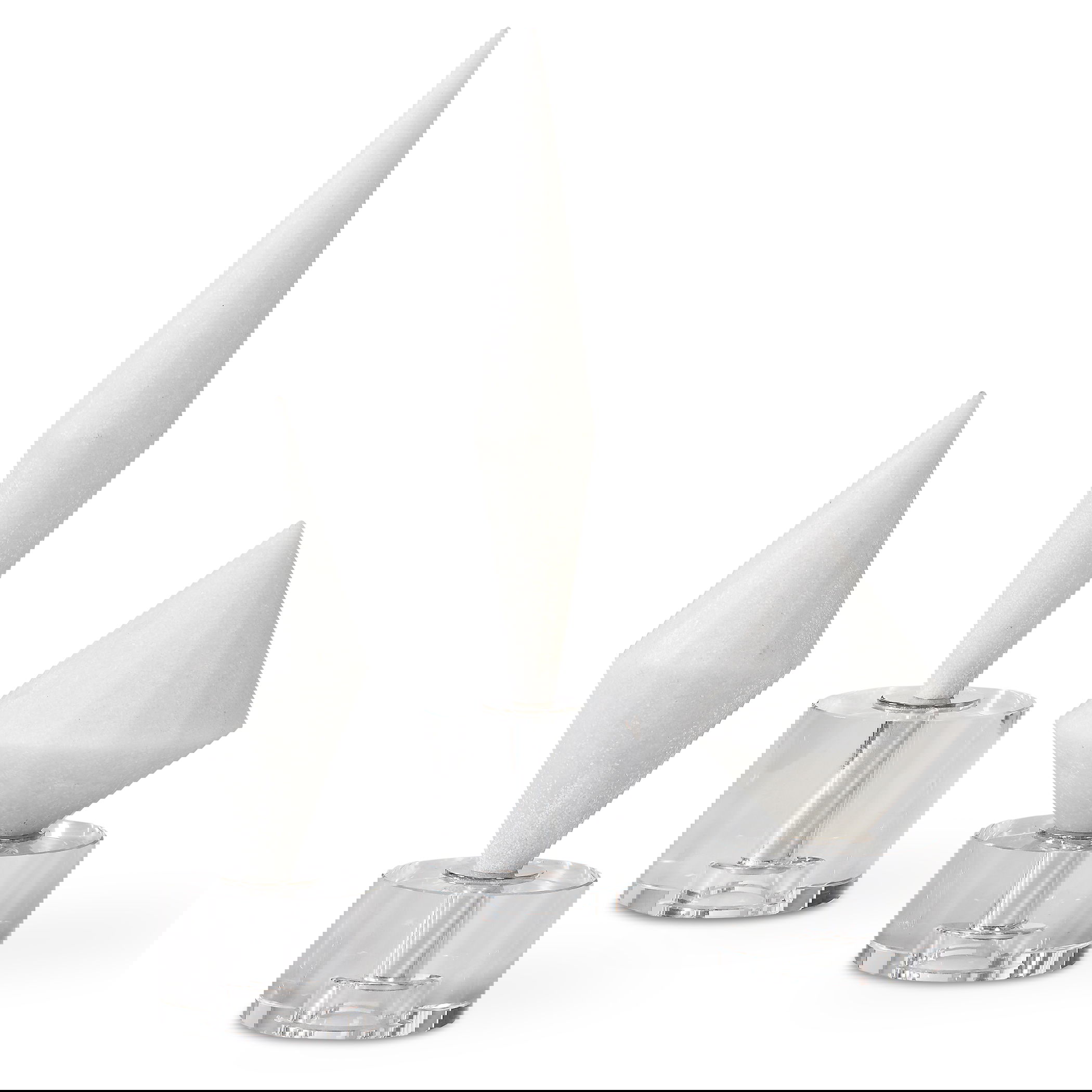 Alize White Stone Sculptures S/3 large image 