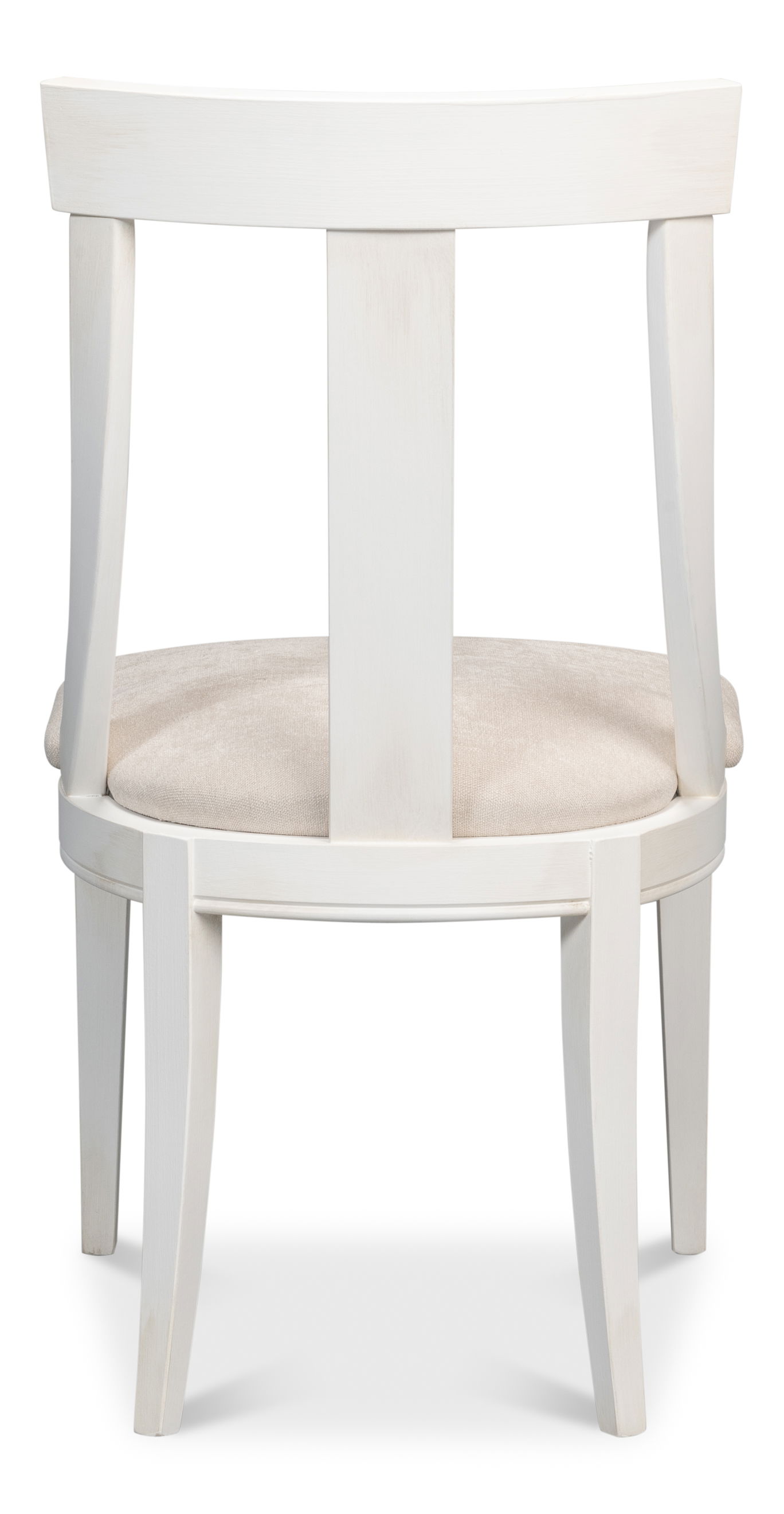 Deco Side Chair,Cortina White,Taupe large image 