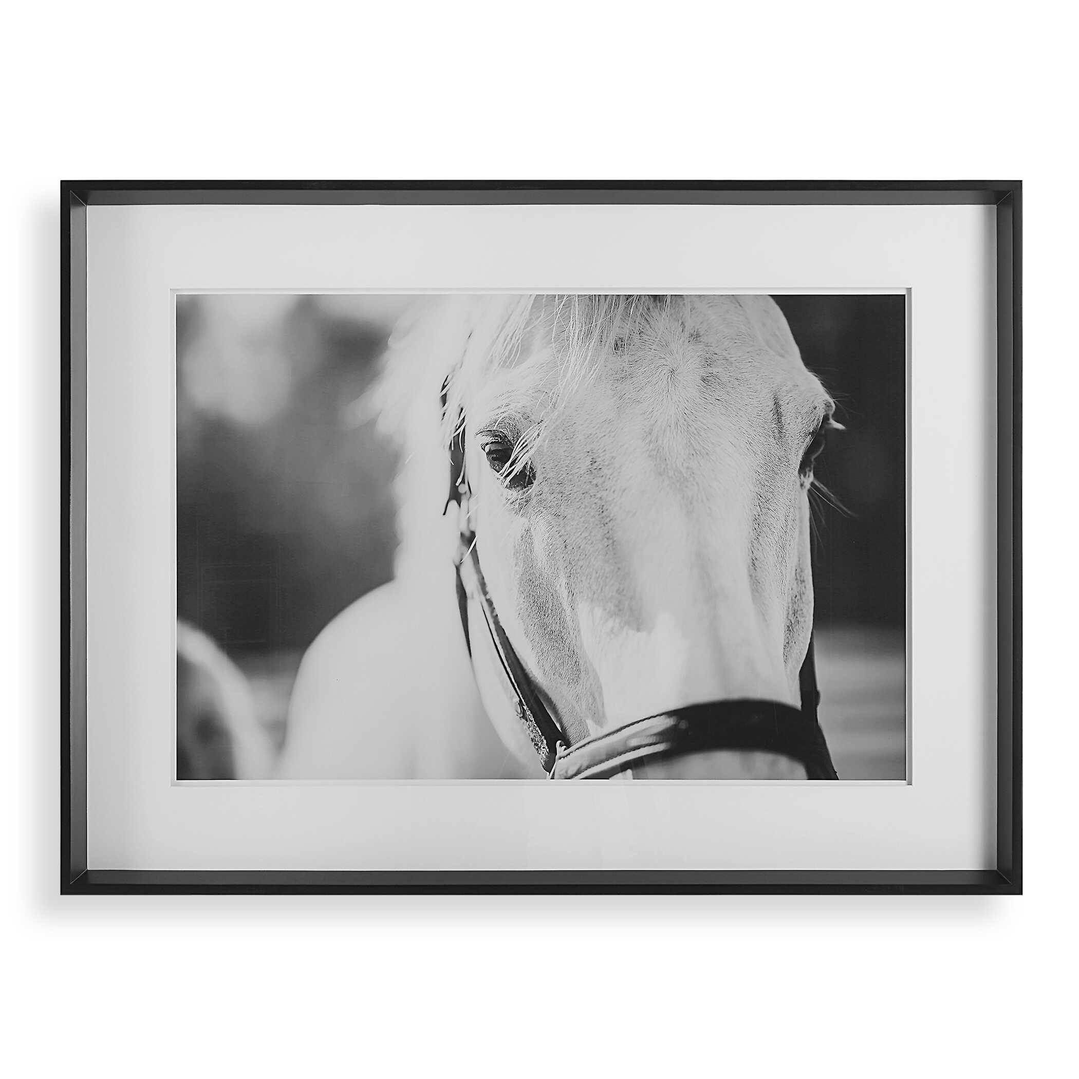 Eyes On The Prize Framed Print, Painting by Uttermost, 46.25" width x 34.25" height x 2.5" depth View 1
