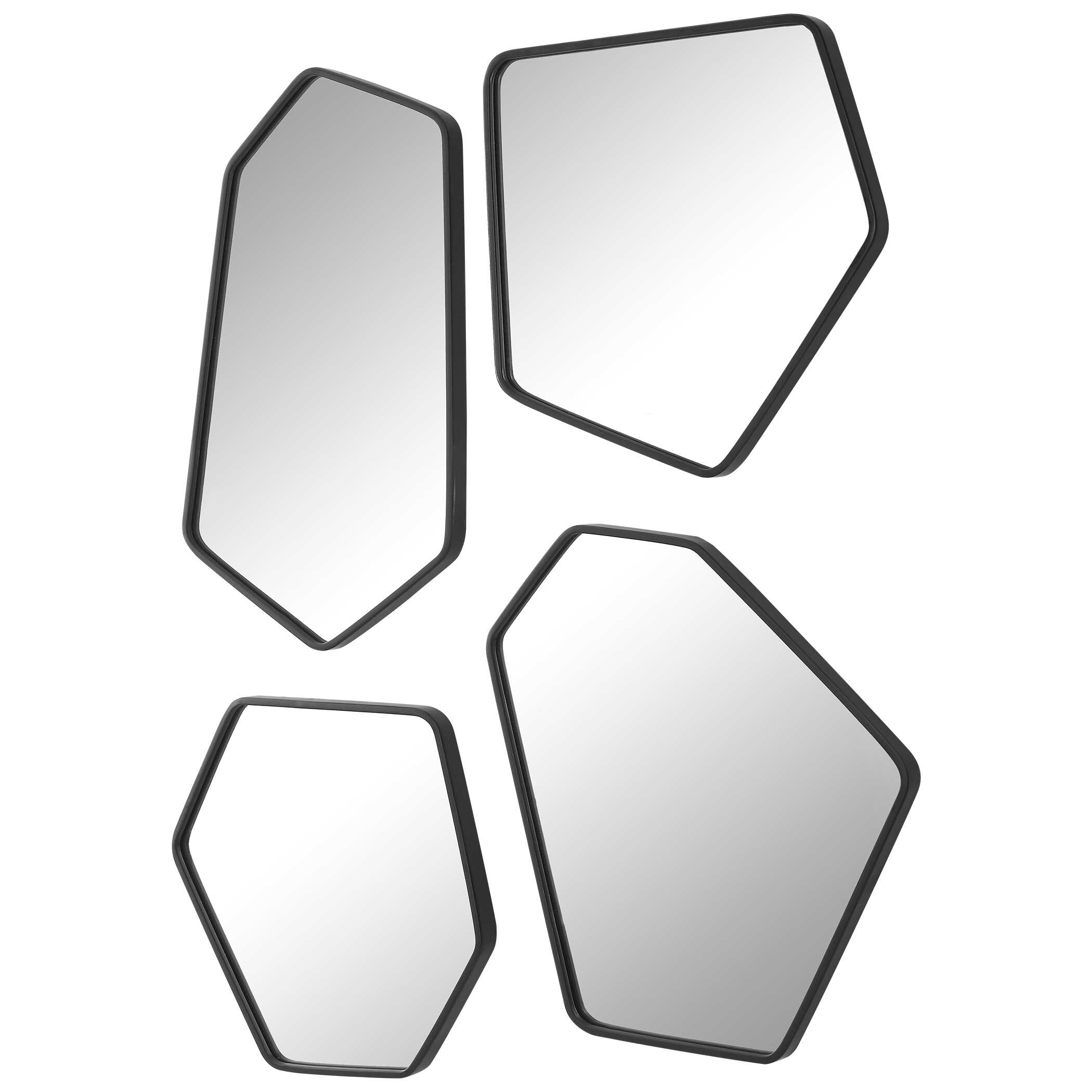 Linneah Black Mirrors Set/4 large image 