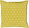 Polka Dot Accent Pillow, Decorative Pillow by Surya, 18" length x 18" width thumbnail