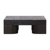 Juna Coffee Table Dark Brown, by Dovetail, 47.24" width x 16.1" height x 47.24" depth thumbnail 2