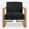 Suspend Modern Accent Chair, by Uttermost, 31.5" width x 33.5" height x 36.5" depth thumbnail 1