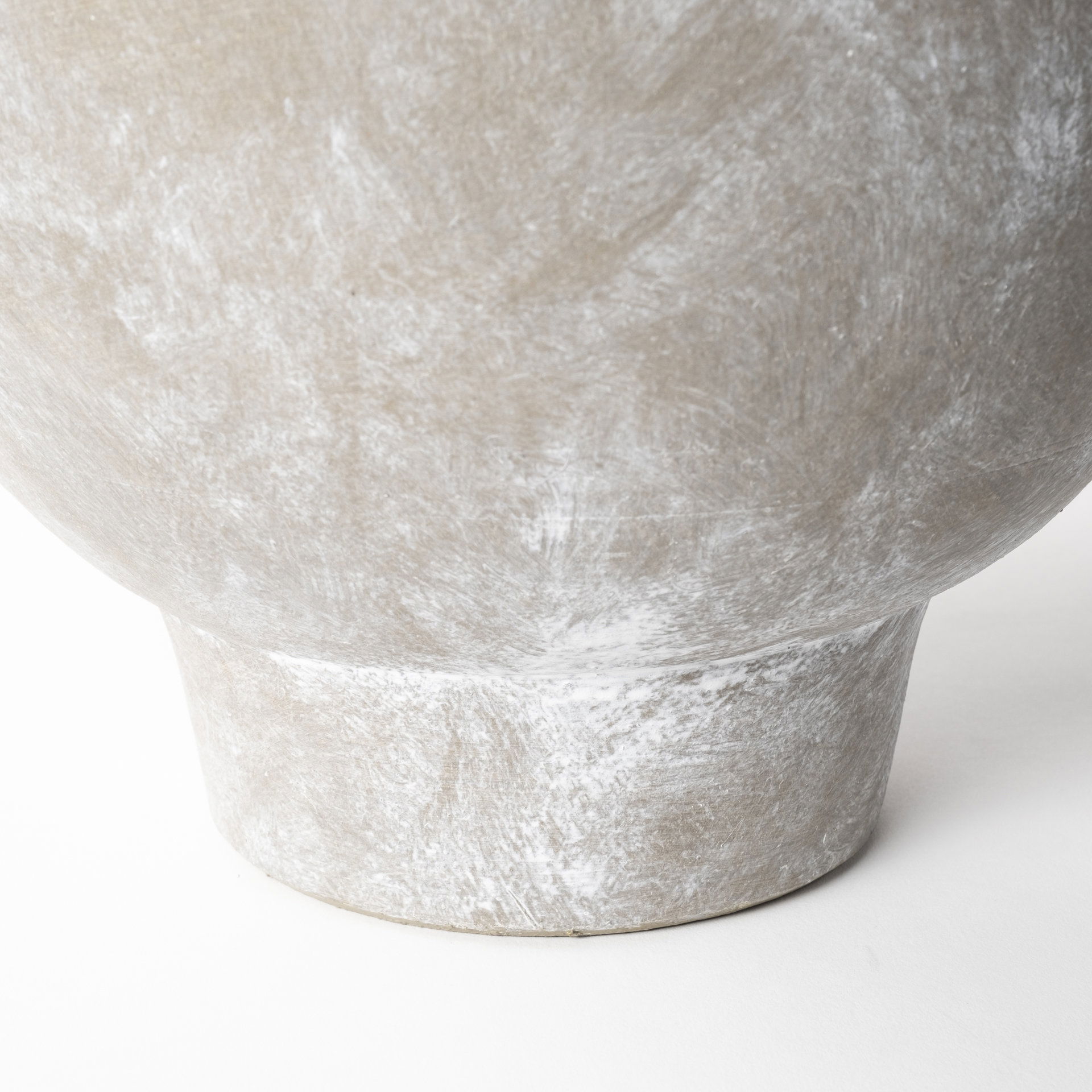 Deya Large Rustic Brown Ceramic Vase large image 