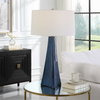 Teramo Scalloped Ceramic Table Lamp, by Uttermost, 1'6" width x 2'8" height x 1'6" depth thumbnail 2