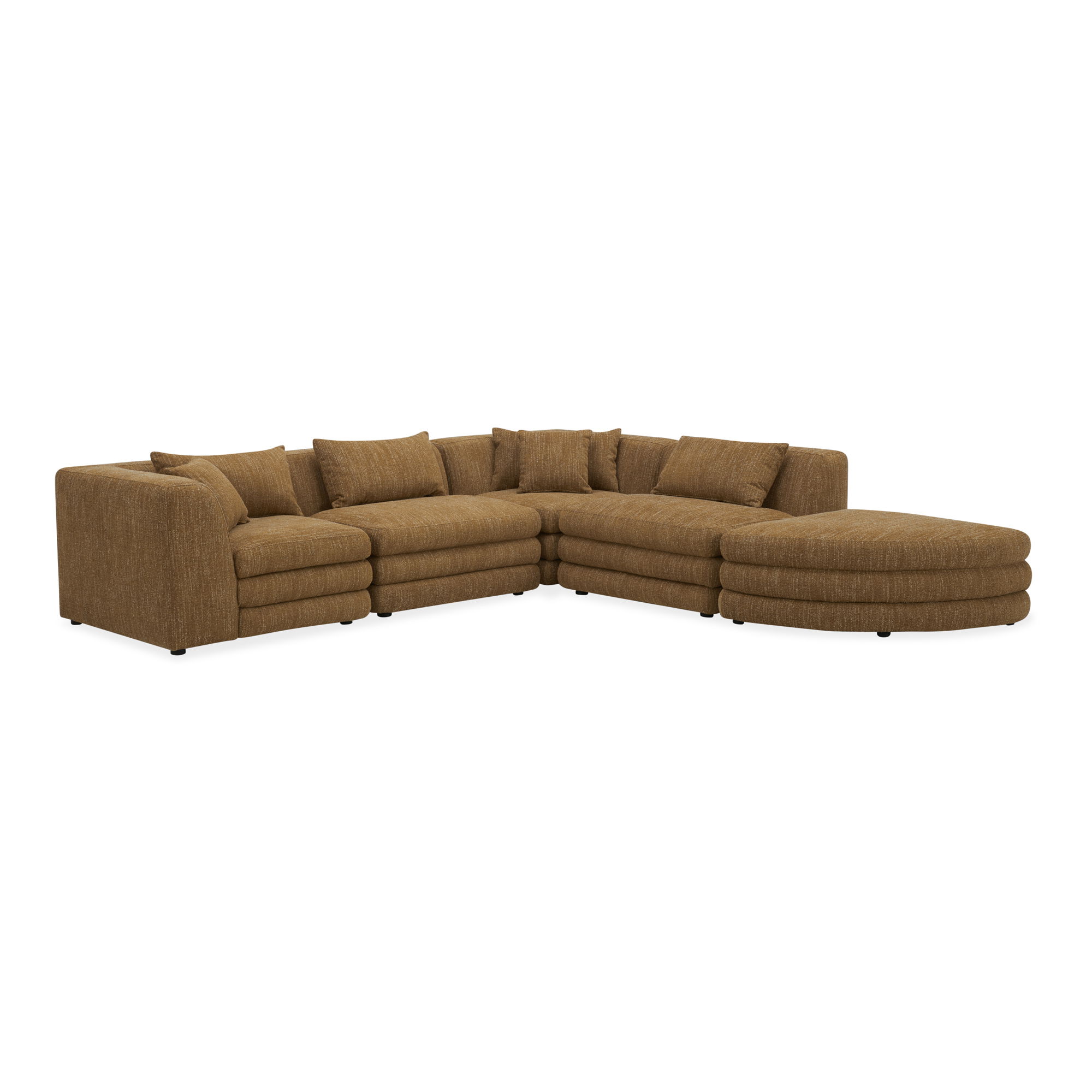 Lowtide Alcove Modular Sectional Amber Glow large image 