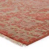 Azar Oriental Hand Knotted Wool Red/Gray Area Rug thumbnail 1