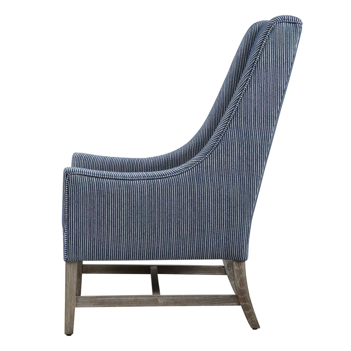 Galiot Wingback Accent Chair, by Uttermost, 27" width x 44" height x 33" depth View 6