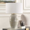 Amos Ceramic Table Lamp, by Uttermost, 1'5" width x 2'1.75" height x 1'5" depth thumbnail 4