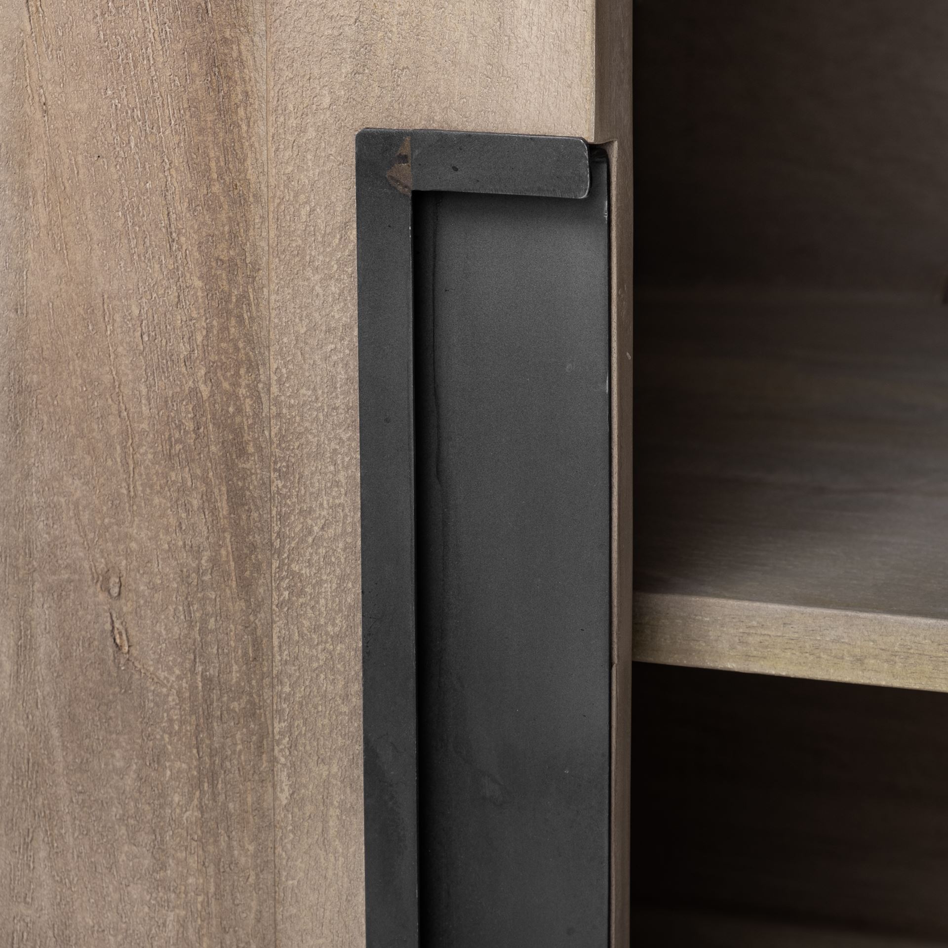 Braxton III 81.5x18.5 Natural Brown Solid Wood 3 Drawer 6 Door Sideboard, Sideboards & Buffet by Mercana, 81.5" length x 18.5" width x 36" height View 8