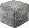 Gabon Pouf, Ottoman by Surya, 18" width x 18" height thumbnail