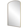 Tordera Brass Arch Mirror, by Uttermost, 2' width x 3'4" height x 1" depth thumbnail 5
