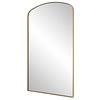 Tordera Brass Arch Mirror, by Uttermost, 24" width x 40" height x 1" depth thumbnail 5