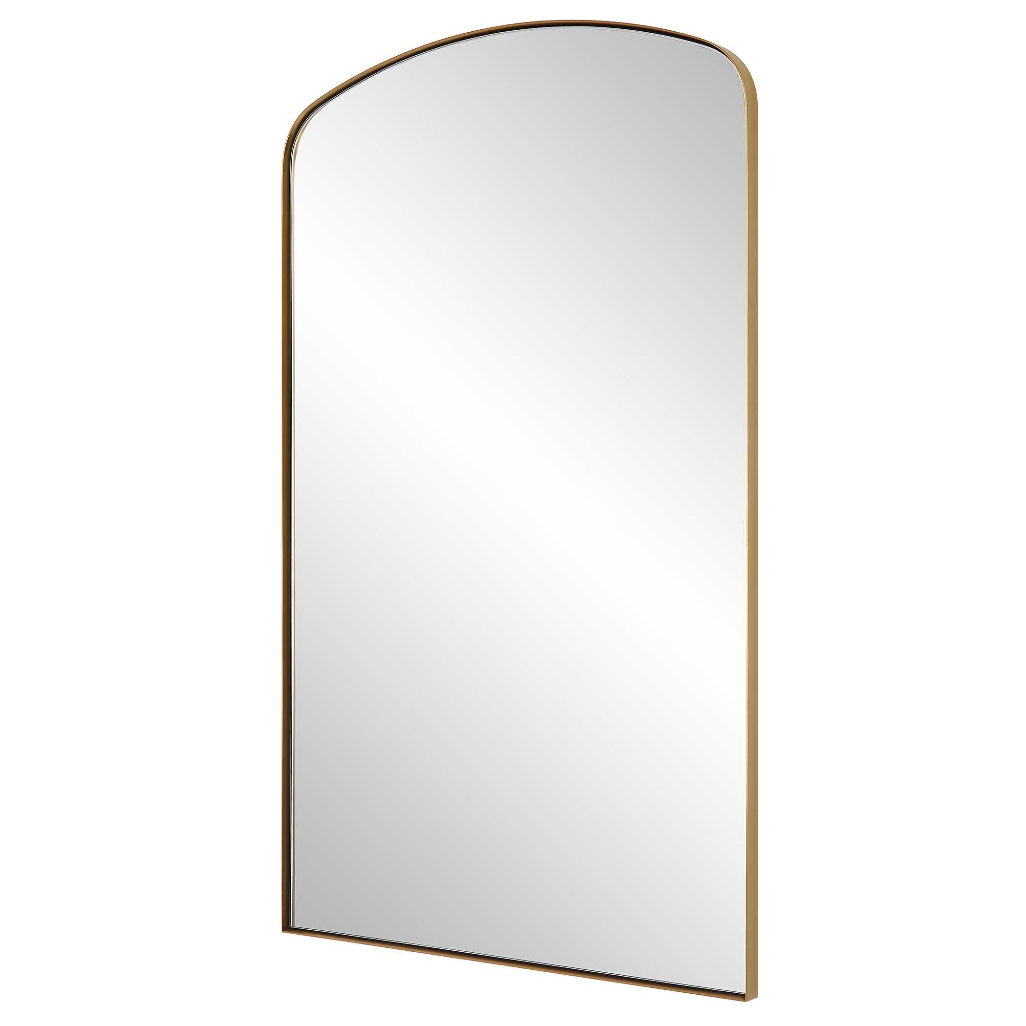 Tordera Brass Arch Mirror large image 