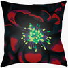 Abstract Floral Accent Pillow, Decorative Pillow by Surya, 20" length x 20" width thumbnail