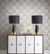 Block Print Damask Dark Grey Wallpaper 1 Block Print Damask Dark Grey Wallpaper thumbnail 1