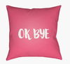 Ok Bye Accent Pillow, Decorative Pillow by Surya, 20" length x 20" width thumbnail