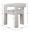 Perspective Fabric Dining Chair, by Uttermost, 24.75" width x 28" height x 20.5" depth thumbnail 3