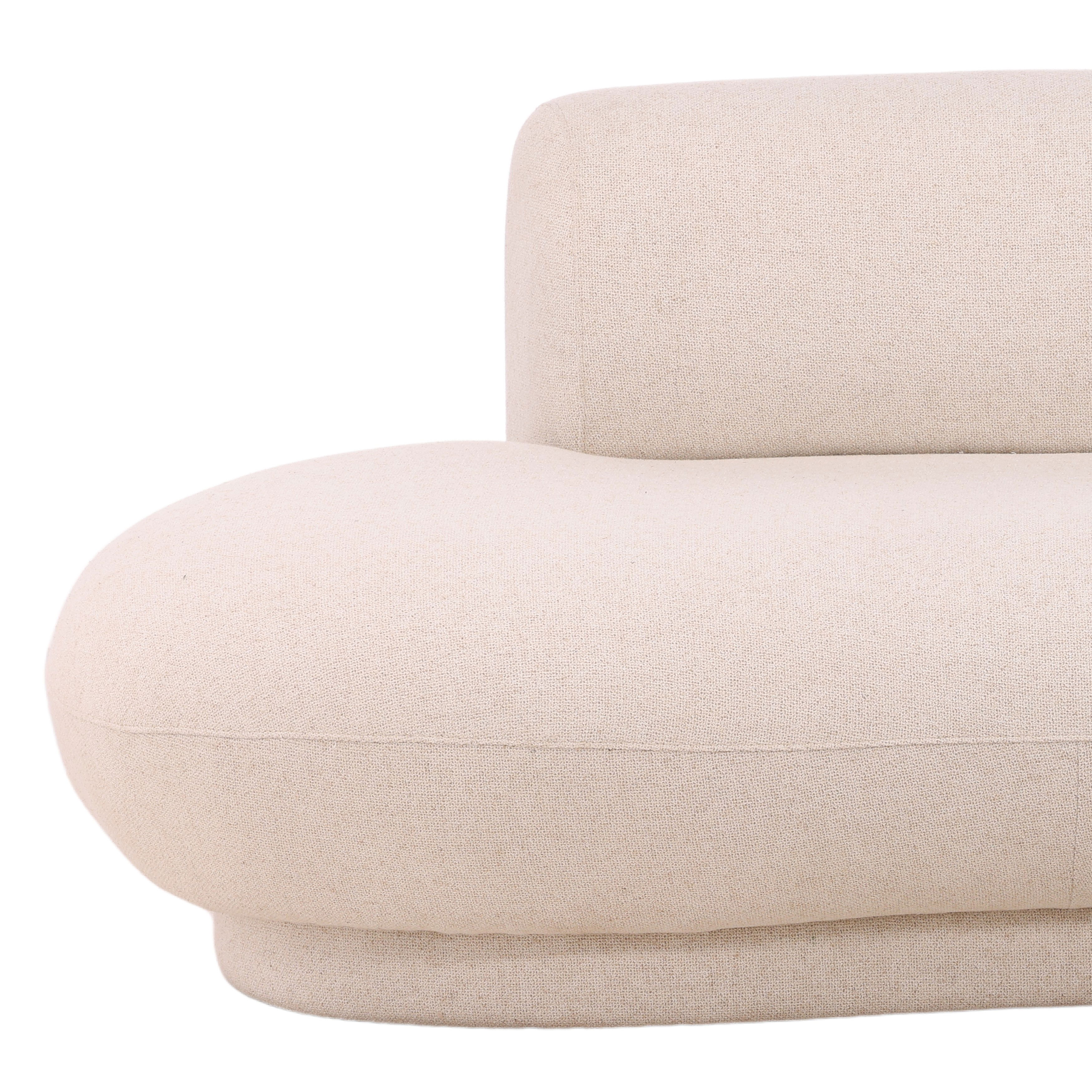 Lake Chaise Sectional Cream C0 large image 