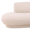 Lake Chaise Sectional Cream Performance LAF, Sectional Sofa by Dovetail, 127.87" width x 29.38" height x 95" depth thumbnail 7
