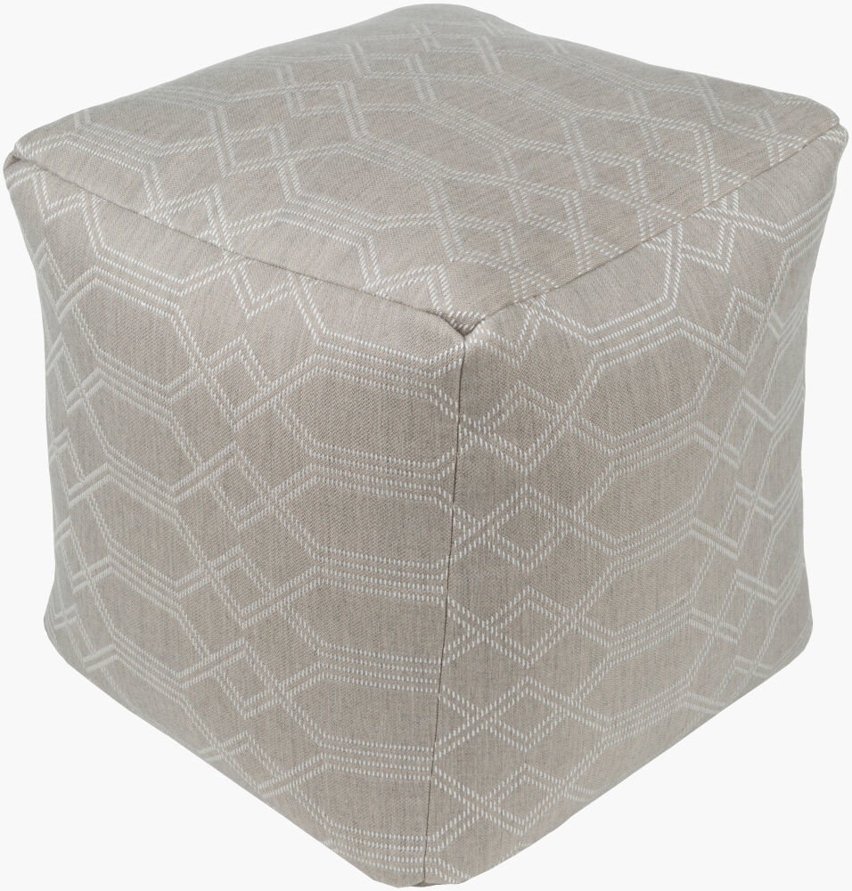 Crissy Pouf, Ottoman by Surya, 18" width x 18" height