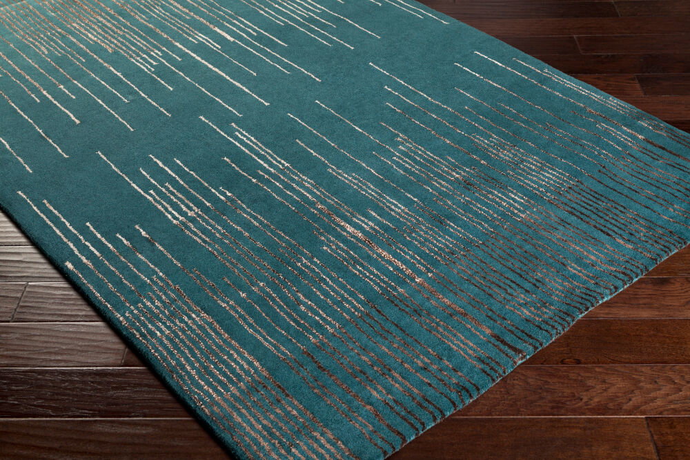 Naya Handmade Rug, by Surya, 1'6" length x 1'6" width