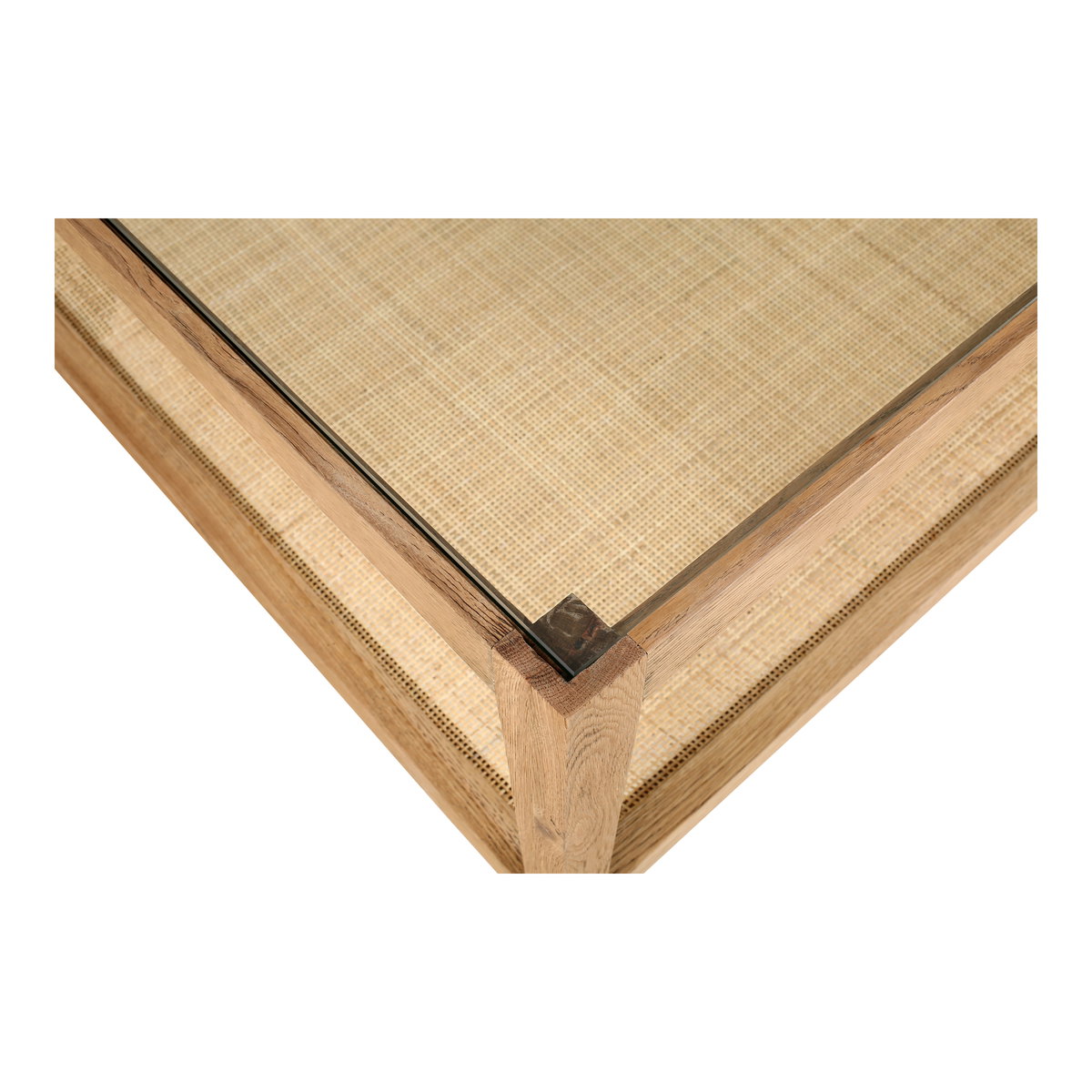 Harrington Coffee Table Natural, by Moe's Home, 39.5" width x 16.5" height x 39.5" depth View 3