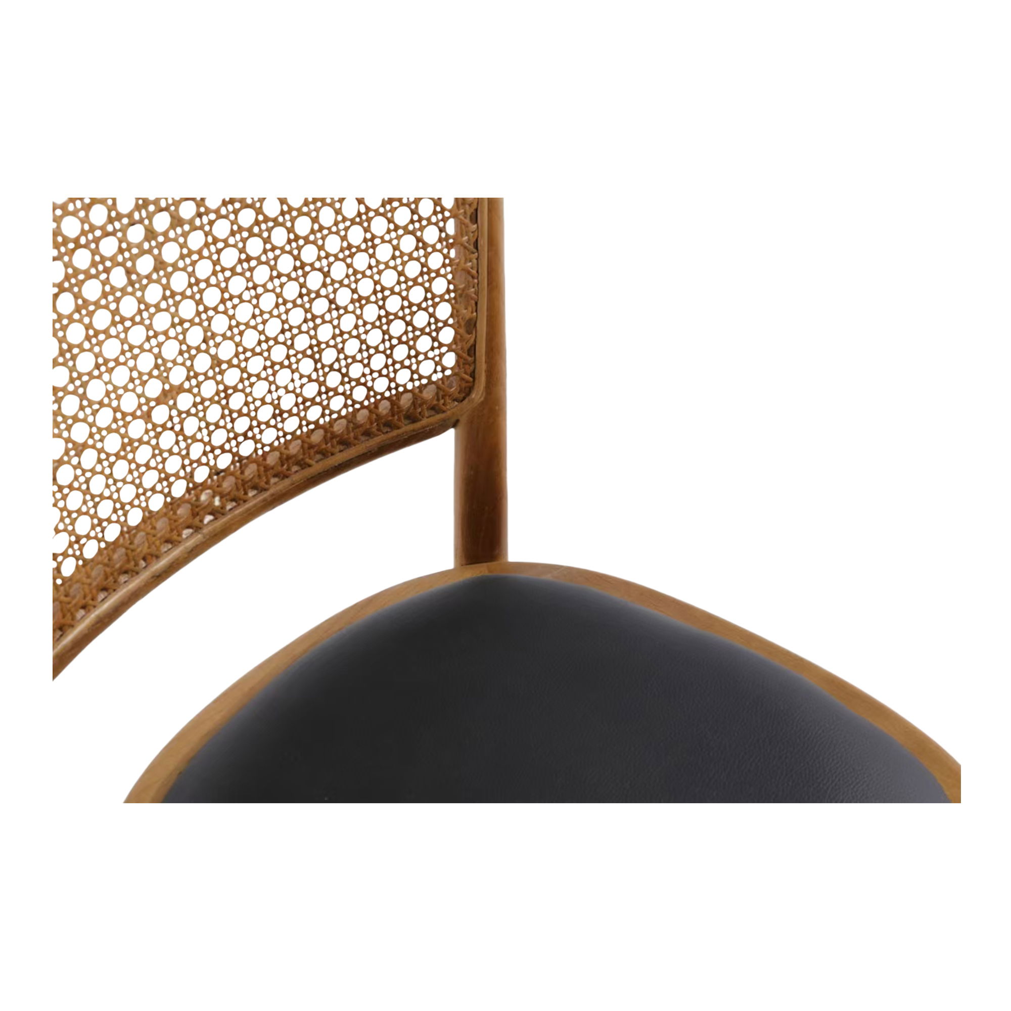 Bedford Dining Chair Light Brown - Set Of Two, by Moe's Home, 16" width x 34" height x 16" depth View 7