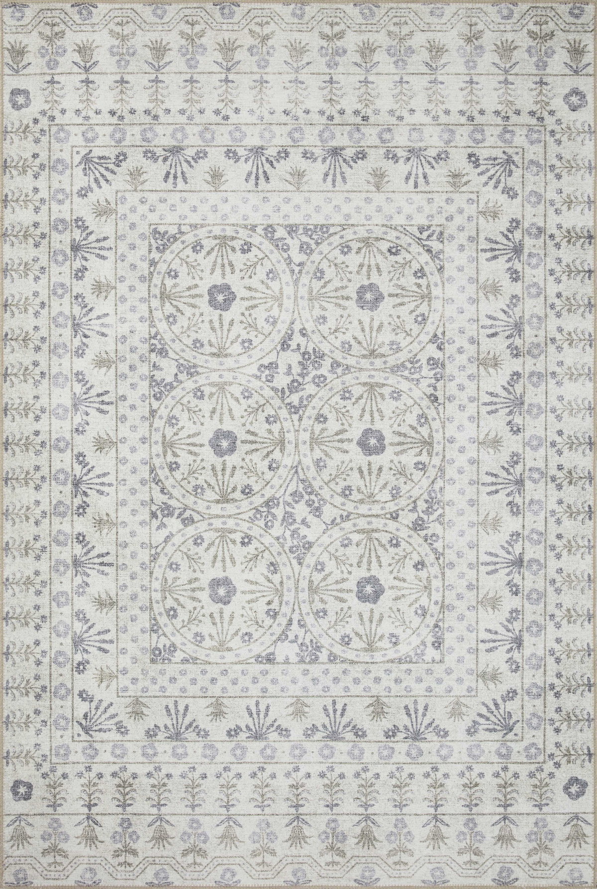 Rifle Paper Co. x Loloi Maison Rug, 2' length x 5' width View 1