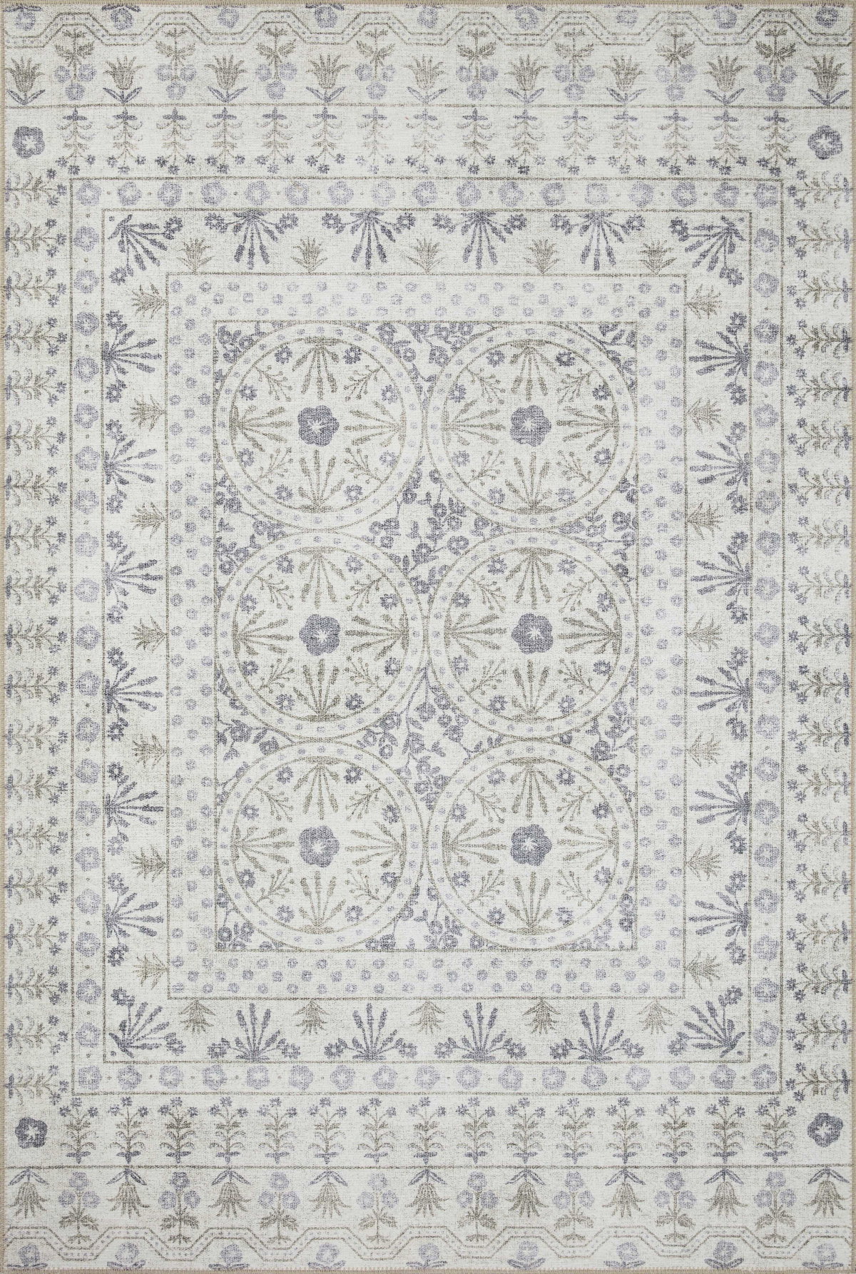Rifle Paper Co. x Loloi Maison Rug, 2'6" length x 12' width View 1
