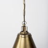 Fenton  Gold with Gold Accents Pendant Light, by Mercana, 18" length x 18" width x 23" height thumbnail 6