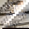 Telone Modern Black Console Table, Furniture by Uttermost, 55.12" width x 33.45" height x 14.6" depth thumbnail 2