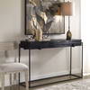 Telone Modern Black Console Table, by Uttermost, 55.12" width x 33.45" height x 14.6" depth thumbnail 2