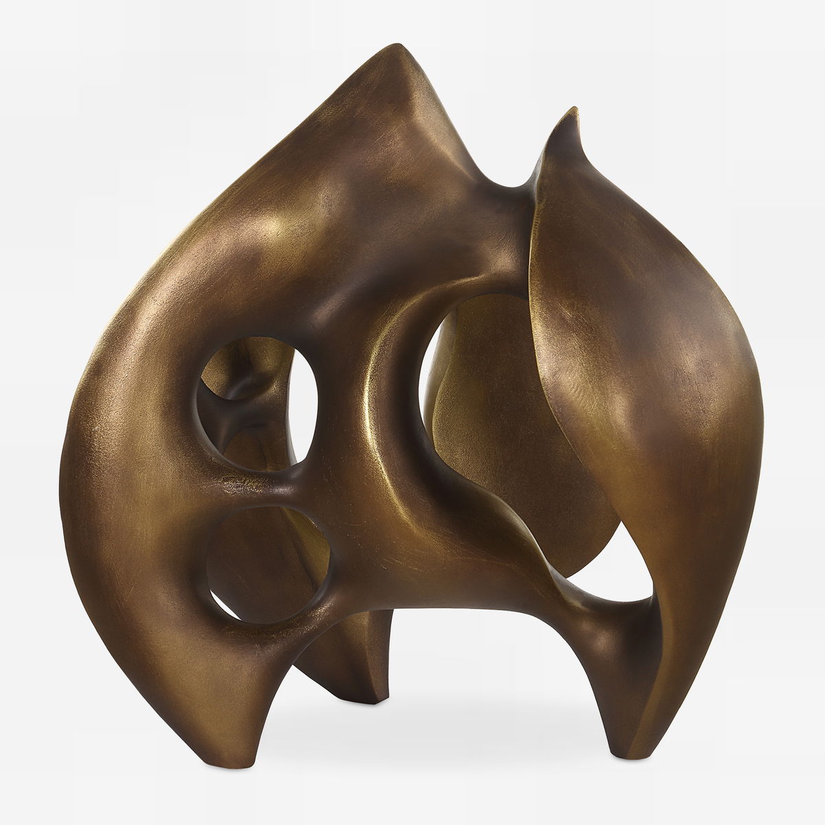 Celestial Flow Bronze Sculpture, Figurines & Statue by Uttermost, 12.75" width x 13.25" height x 10" depth View 1