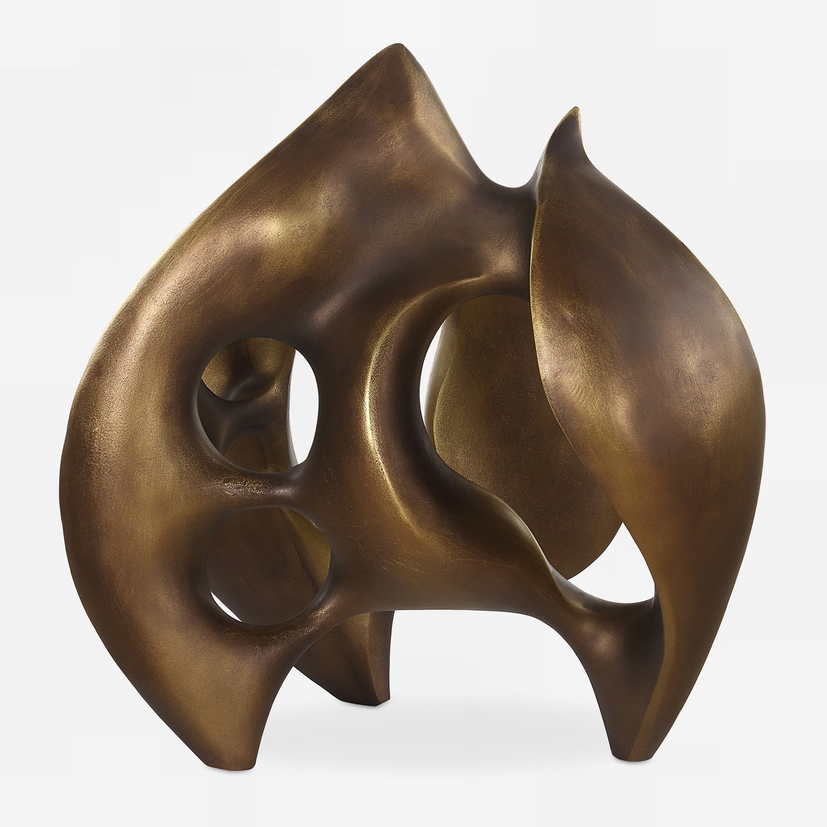 Celestial Flow Bronze Sculpture, Figurines & Statue by Uttermost, 12.75" width x 13.25" height x 10" depth View 1