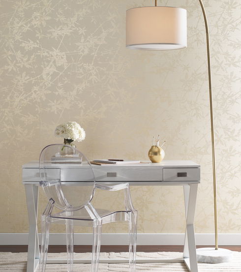 Sylvan Gold & Cream Wallpaper